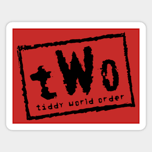 tWo Tiddy World Order Magnet